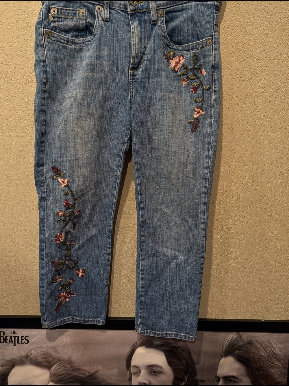 Z Cavaricci Embroidered Light Blue Women’s Jeans Old School Vintage?